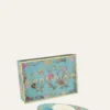 OrtigiaFlorio Glass Plate & Soap Set