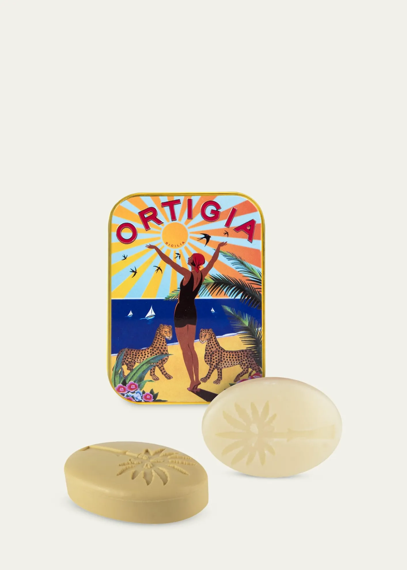 OrtigiaOrtigia City Bar Soap Tin, 2 x 0.9 oz.