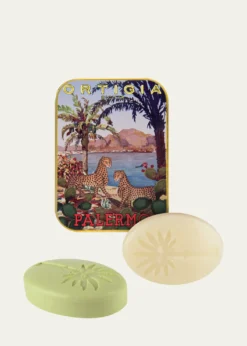 OrtigiaPalermo City Bar Soap Tin, 2 x 0.9 oz.