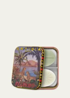 OrtigiaPalermo City Bar Soap Tin, 2 x 0.9 oz.