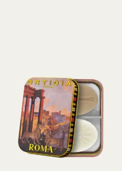 OrtigiaRoma City Bar Soap Tin, 2 x 0.9 oz.