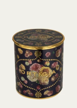 OrtigiaRose Antiche Decorated Candle, 5.3 oz.