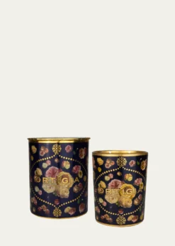OrtigiaRose Antiche Decorated Candle, 13.4 oz.