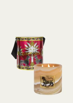 OrtigiaZagara Alabaster Candle, 8.8 oz.