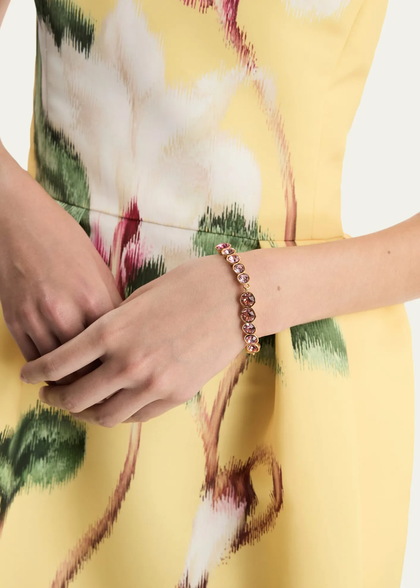 Oscar de la RentaCascade Rhinestone Bracelet