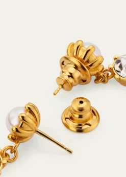 Oscar de la RentaCrystal Prong Drop Earrings