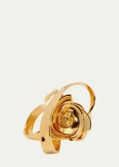 Oscar de la RentaGeometric Rose Ring
