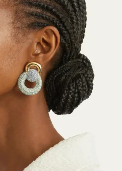 Oscar de la RentaRhinestone Drop Earrings
