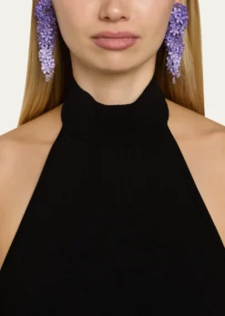 Oscar de la RentaCascading Flower Earrings