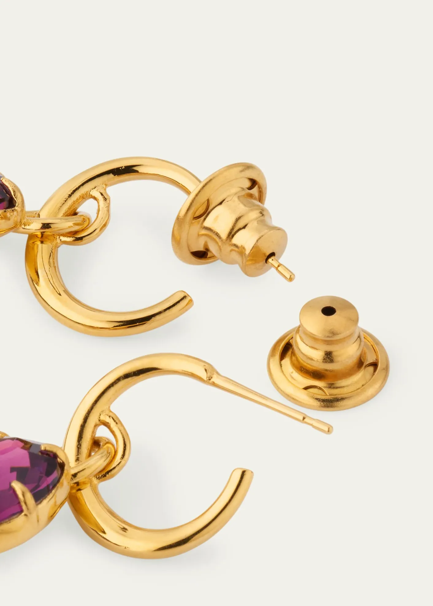 Oscar de la RentaCrystal Mini Hoop Earrings