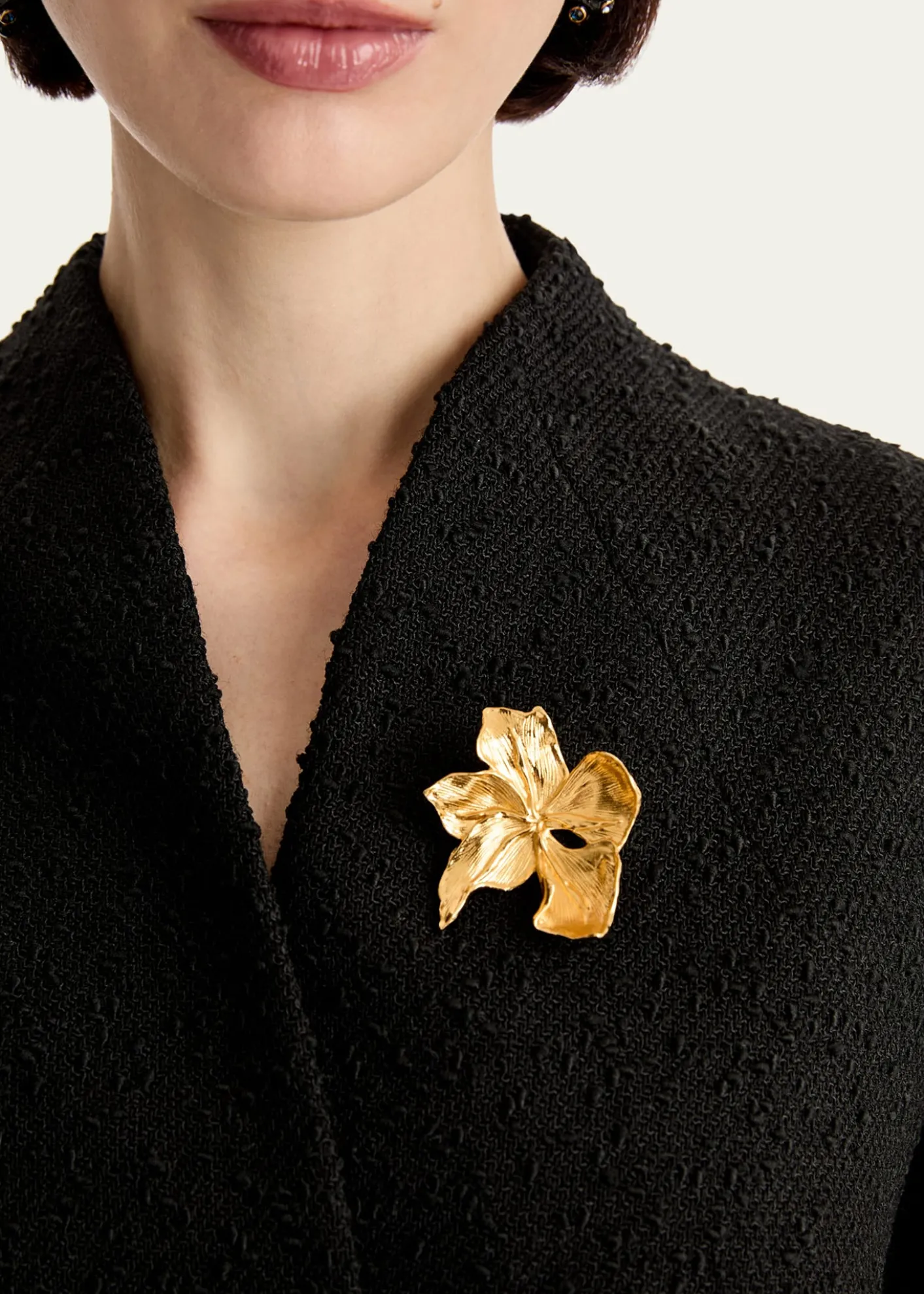 Oscar de la RentaCyclamen Brooch