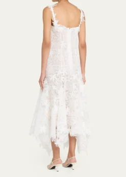 Oscar de la RentaDominican Landscape Guipure Dress