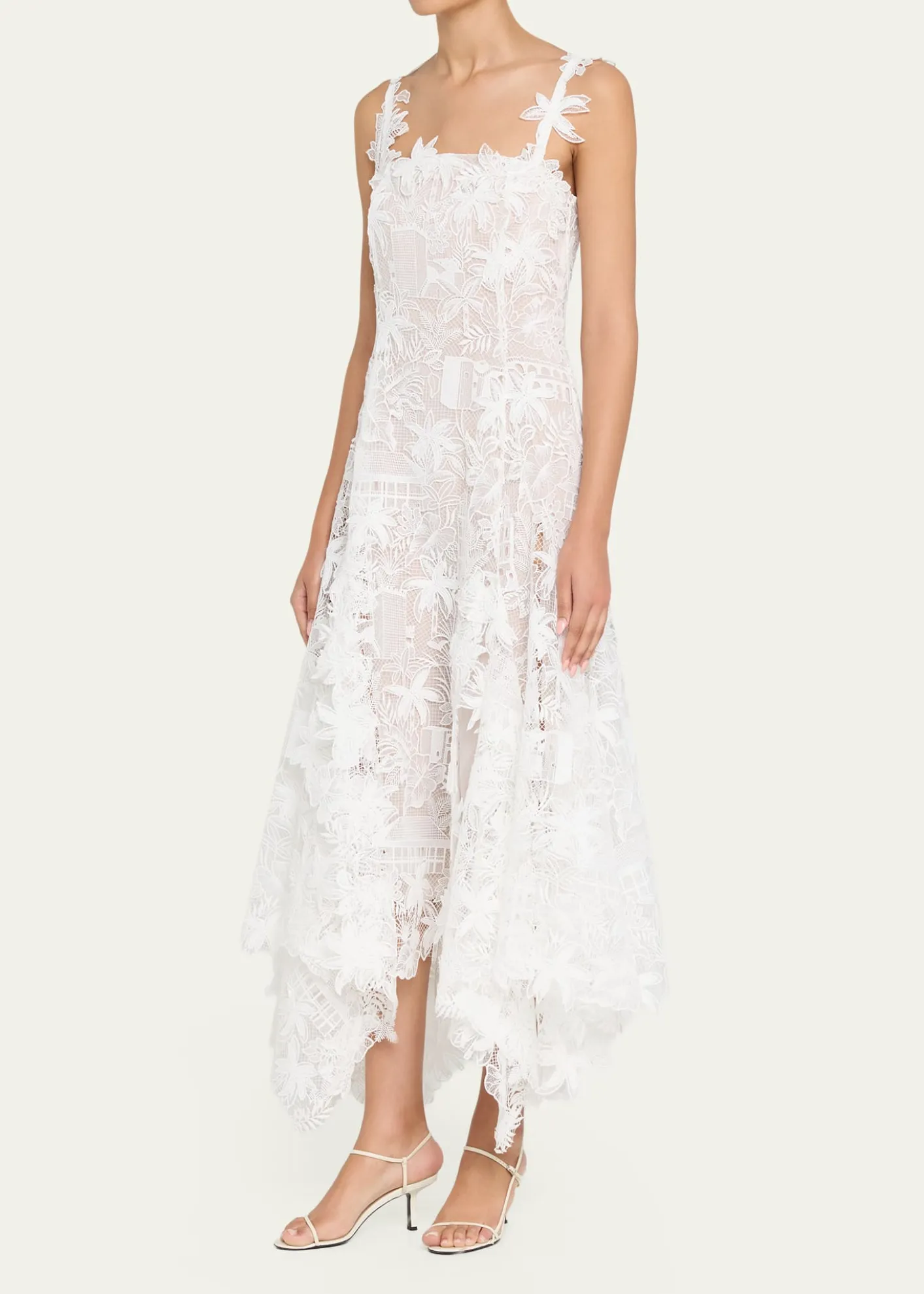 Oscar de la RentaDominican Landscape Guipure Dress