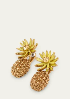 Oscar de la RentaFlower Post with Cactus Drop Earrings