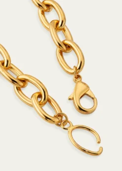 Oscar de la RentaHammered Stones Chain Necklace