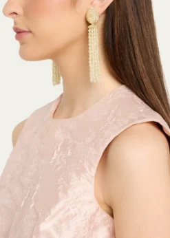 Oscar de la RentaLong Tassel Earrings