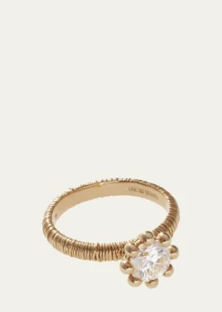 Oscar MassinBeaded Filigree 18K Recycled Yellow Gold and Lab Grown Diamond Ring