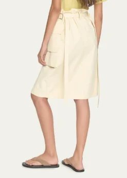 OssouGlen Knee-Length Cargo Skirt