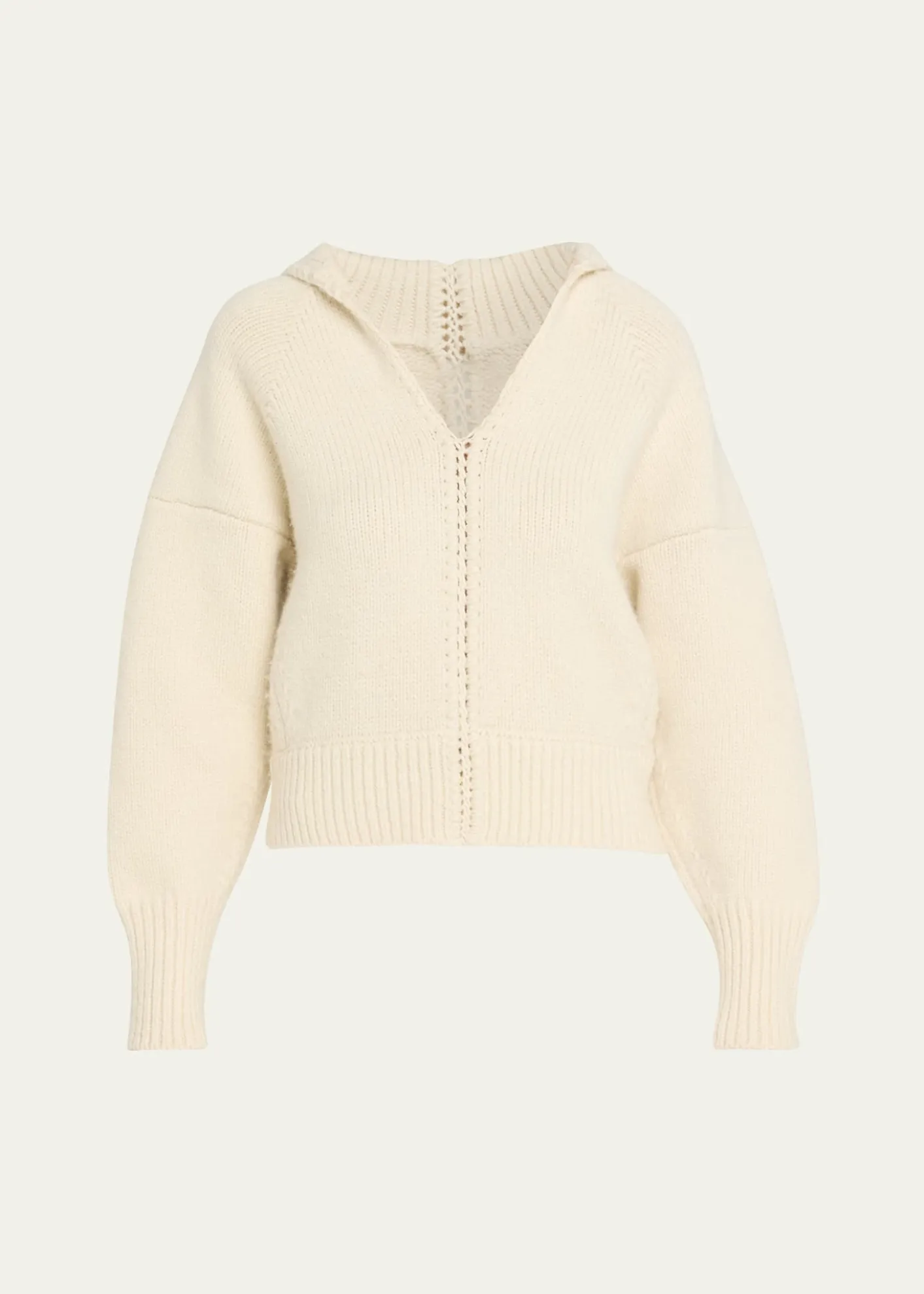 OssouWader Whipstitch Wool-Blend Sweater