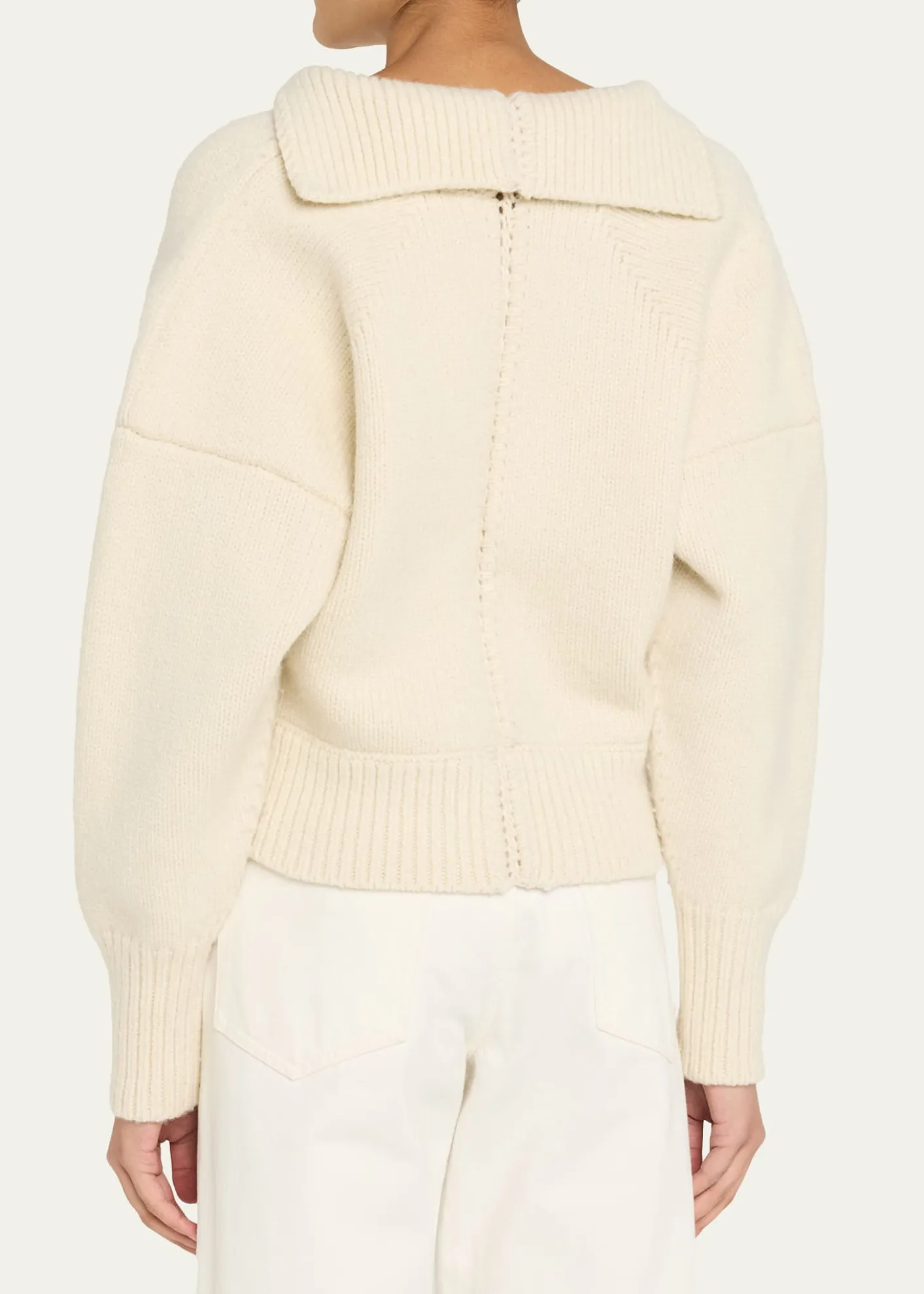 OssouWader Whipstitch Wool-Blend Sweater