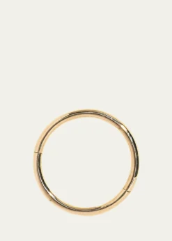 Pamela Love12mm 14k Yellow Gold Plain Clicker Huggie Earring
