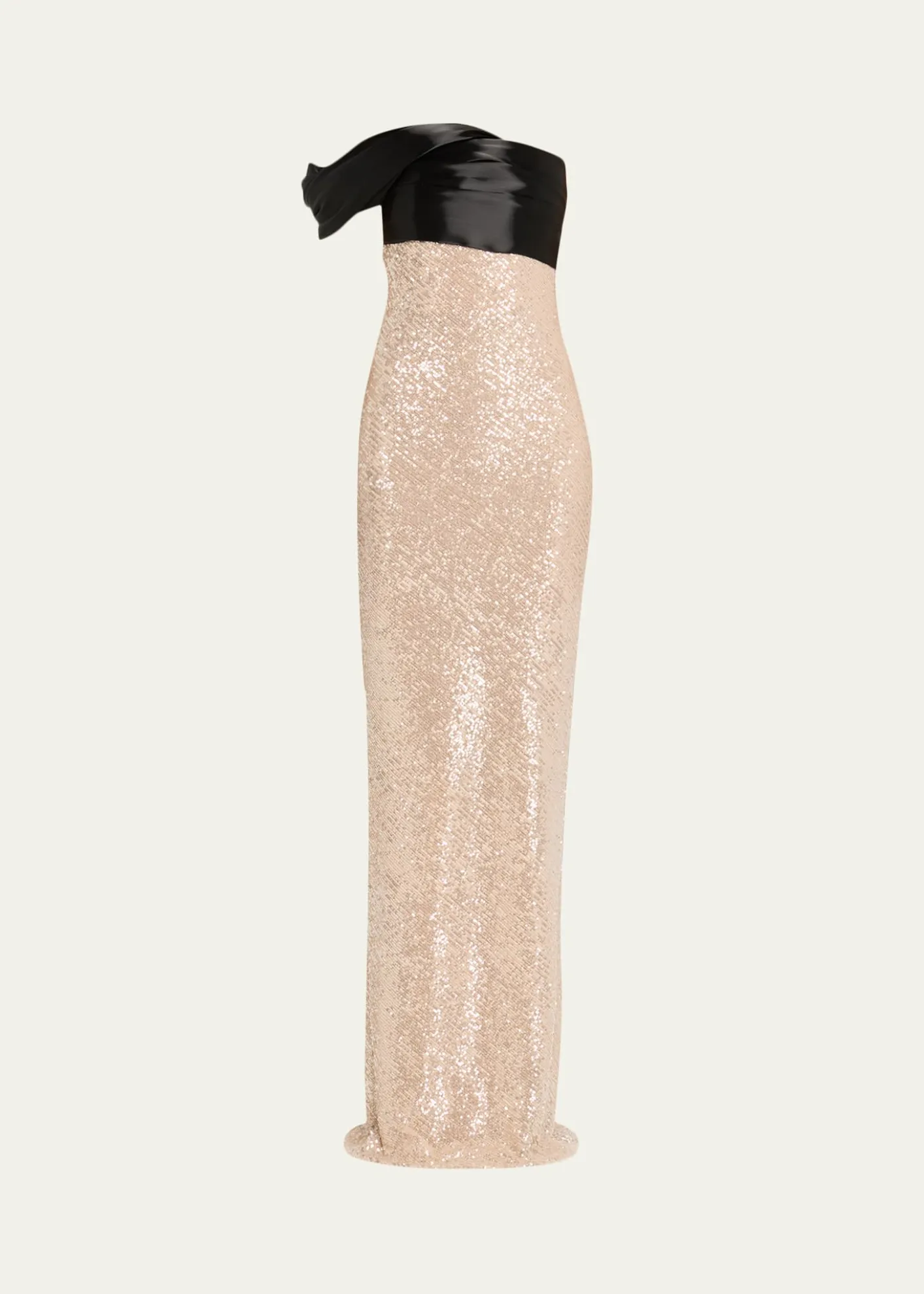 Pamella RolandStretch Sequined Gown