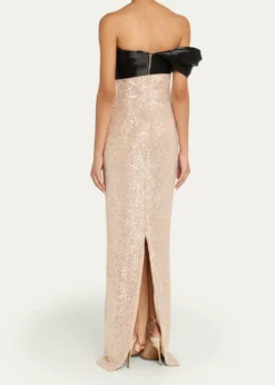 Pamella RolandStretch Sequined Gown