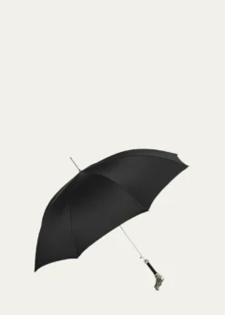 Pasotti Since 1956Men's Dragon-Handle Umbrella
