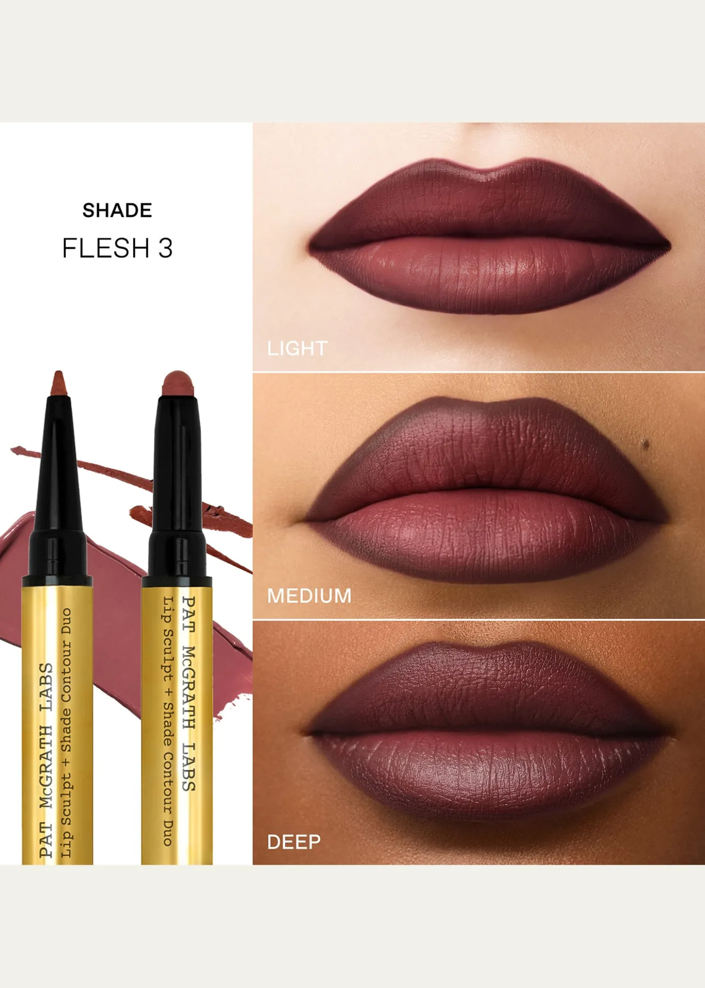 Pat McGrath LabsLip Sculpt + Shade Duo - Flesh 3