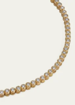 Paul Morelli18K Yellow Gold Stitch Pinpoint Diamond Tennis Bracelet