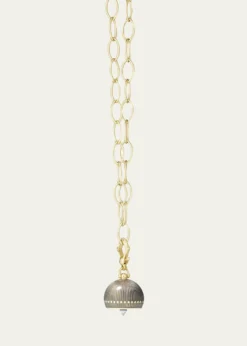 Paul Morelli18K Enameled Meditation Bell Pendant