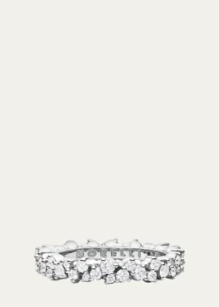 Paul Morelli18K White Gold Small Confetti Ring with Diamonds