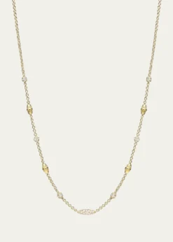Paul Morelli18K Yellow Gold Diamond Pipette Necklace