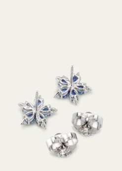 Paul MorelliSmall Stellanise Blue Sapphire & Diamond Stud Earrings