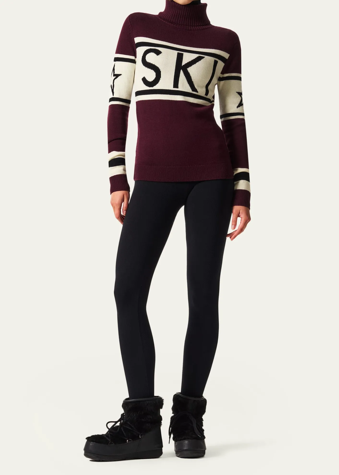 Perfect MomentSchild SKI Intarsia Turtleneck Sweater