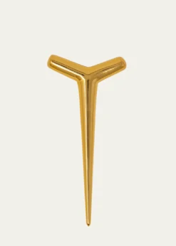 Peter CallahanGold Metal Chicken Bone Server
