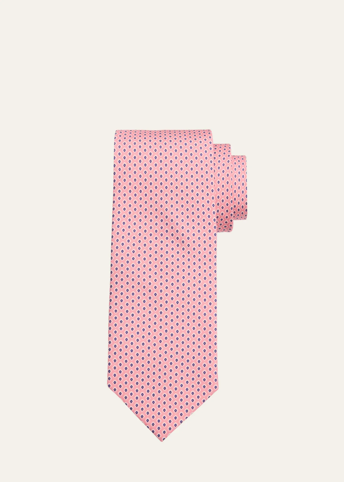 Petronius 1926Men's Micro-Diamond Silk Tie