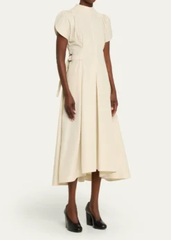 3.1 Phillip LimA-Line Tulip-Sleeve Midi Dress