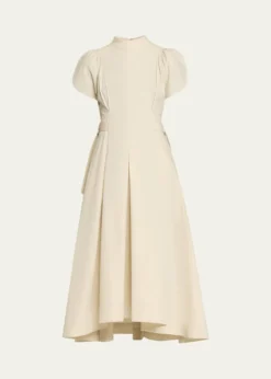 3.1 Phillip LimA-Line Tulip-Sleeve Midi Dress