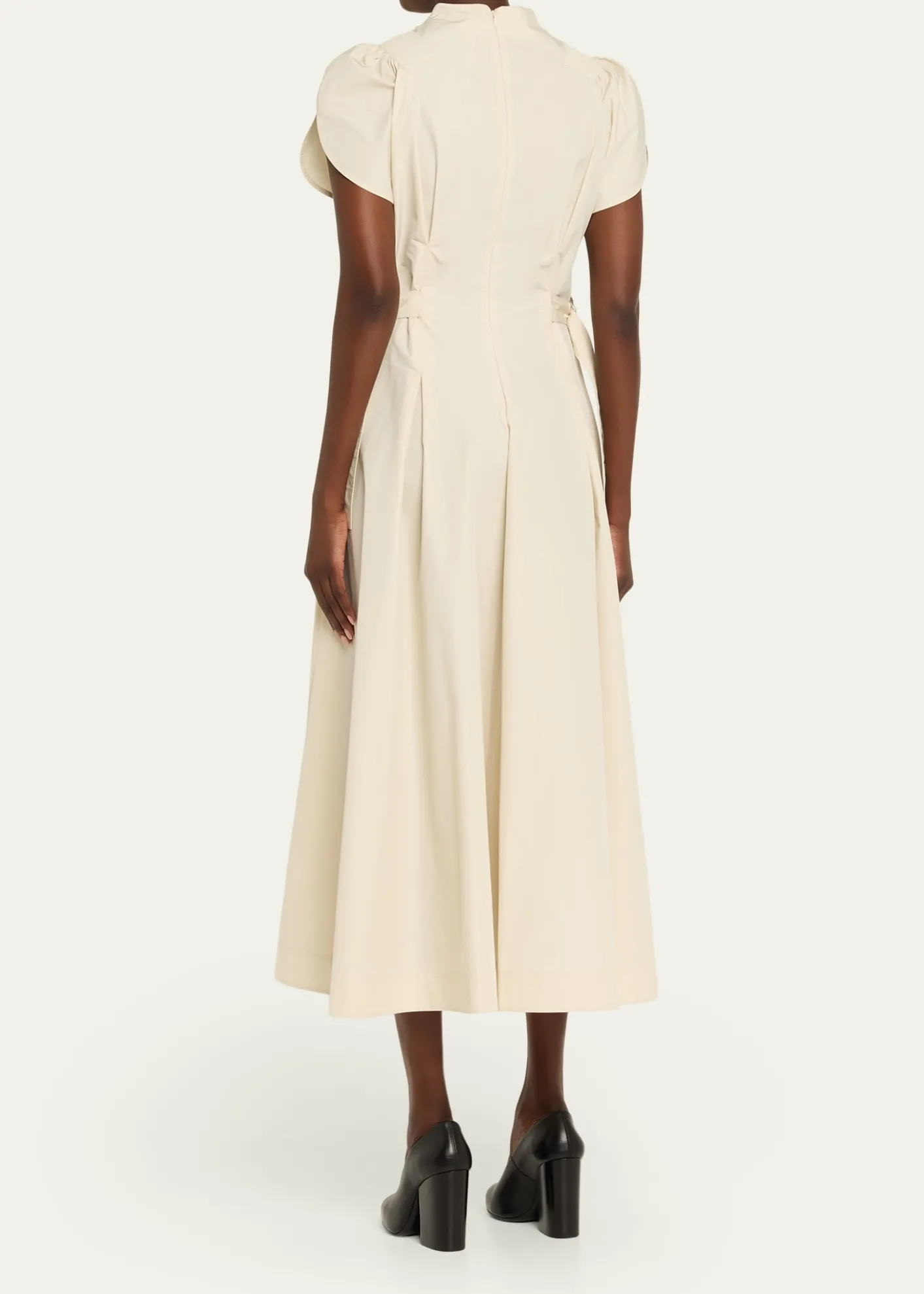 3.1 Phillip LimA-Line Tulip-Sleeve Midi Dress