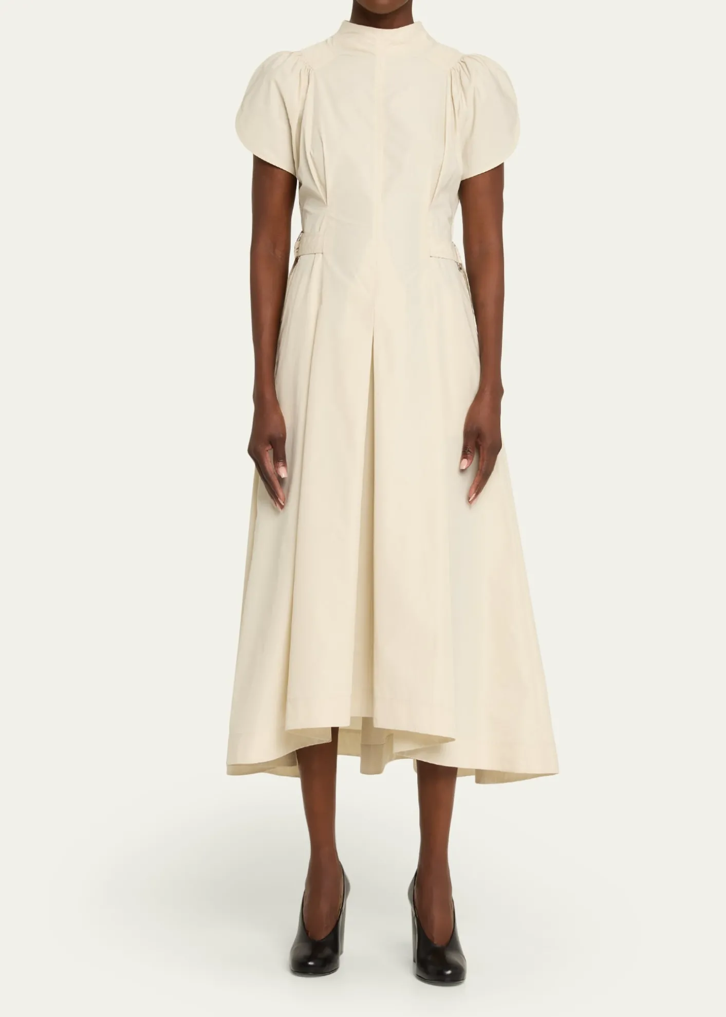 3.1 Phillip LimA-Line Tulip-Sleeve Midi Dress