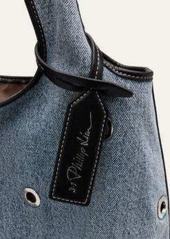 3.1 Phillip LimCotton Denim Market Tote Bag