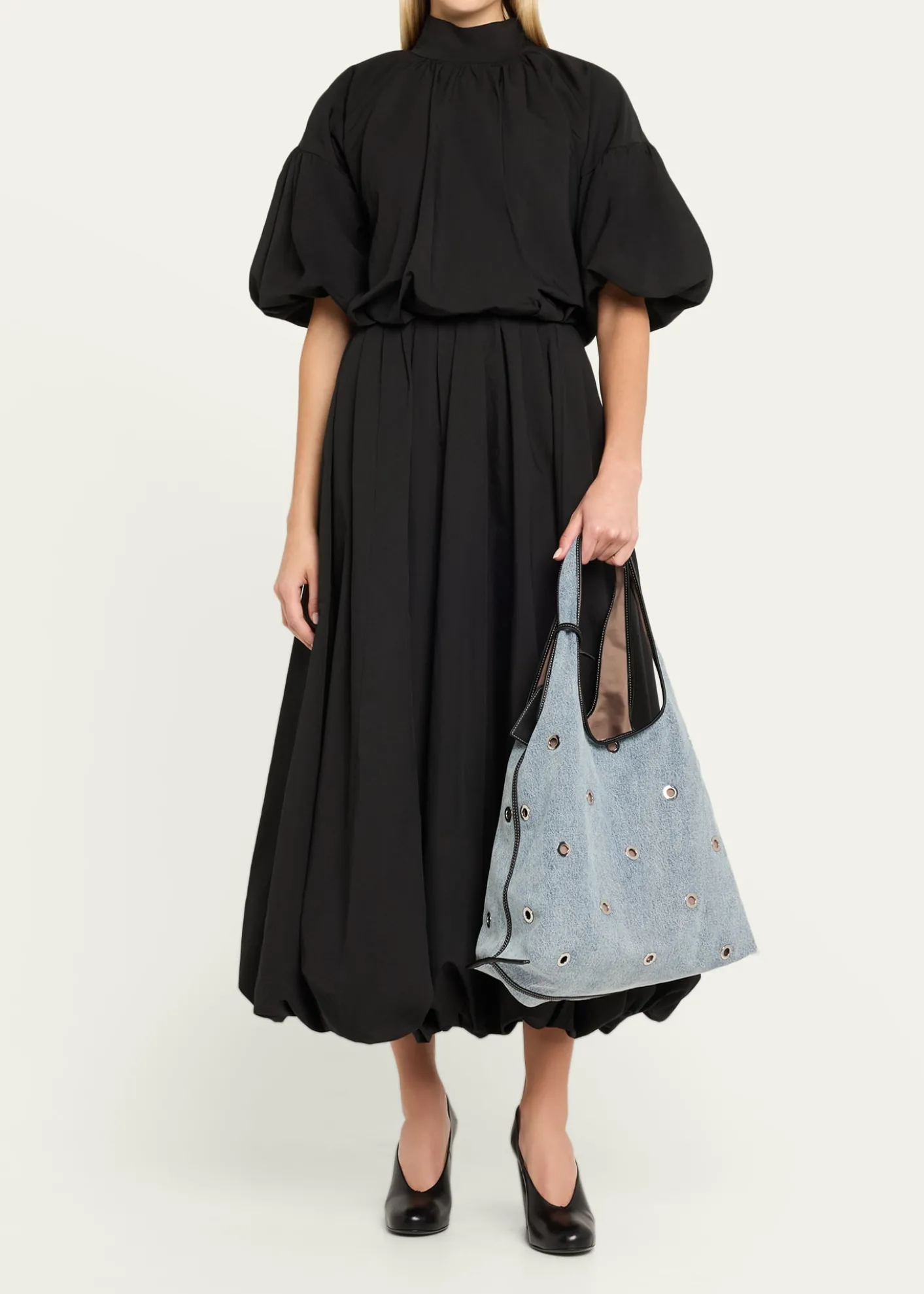 3.1 Phillip LimCotton Denim Market Tote Bag