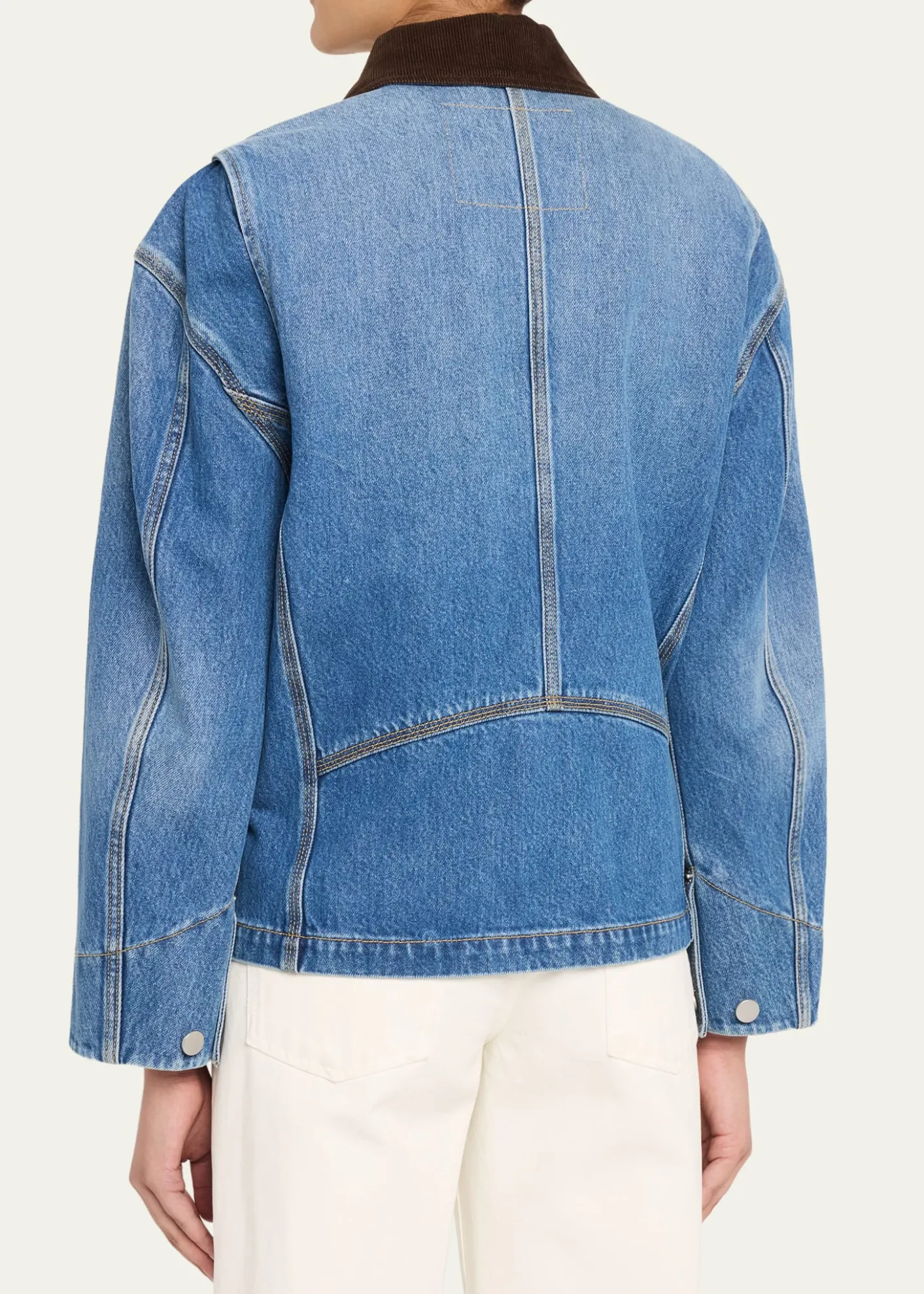 3.1 Phillip LimDenim & Corduroy Chore Jacket
