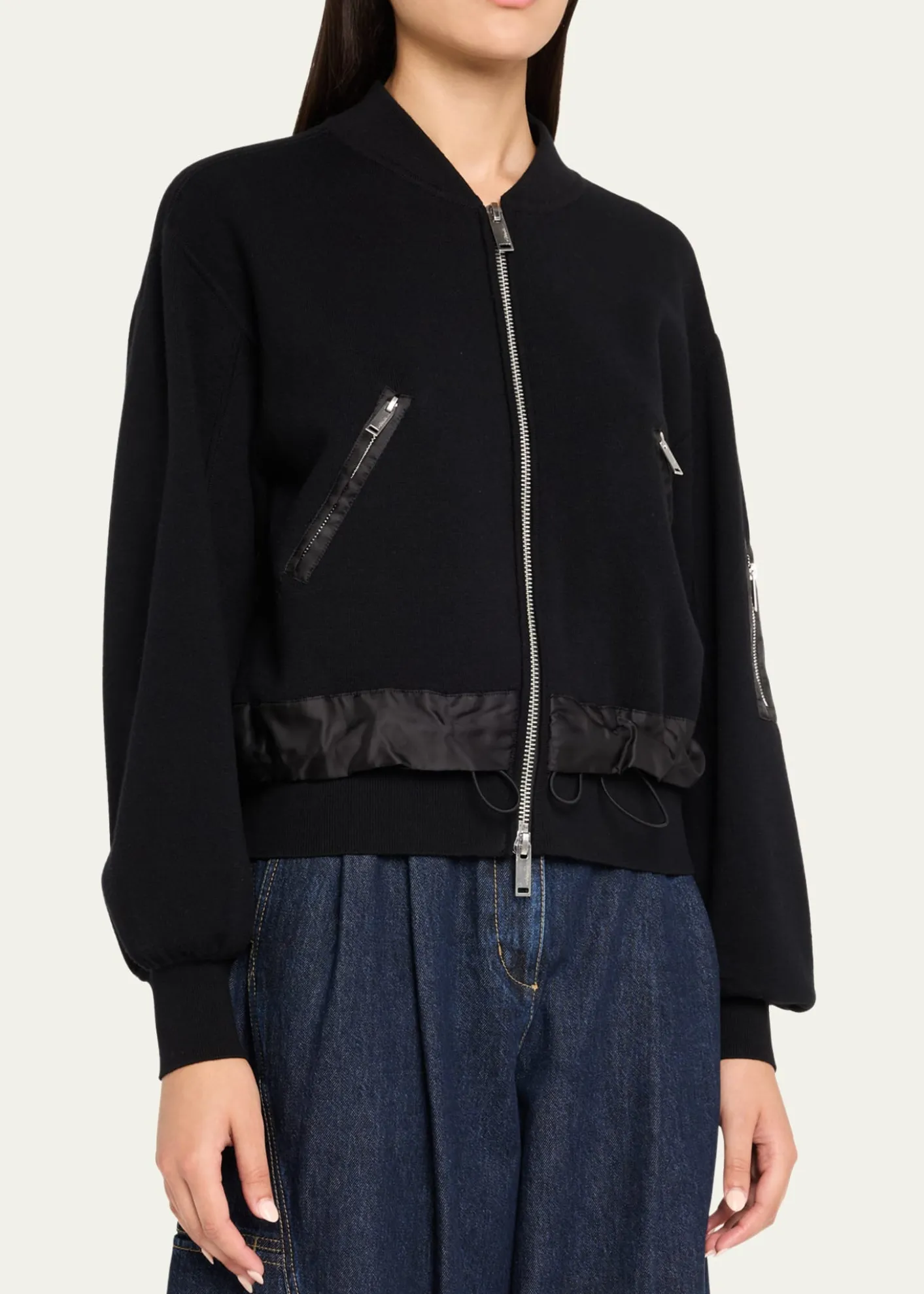 3.1 Phillip LimDouble-Layer Bomber Jacket