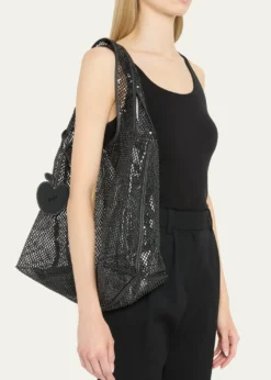 3.1 Phillip LimEmbellished Mesh Market Tote Bag