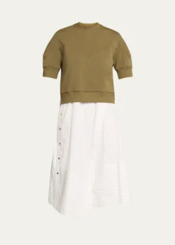 3.1 Phillip LimFrench-Terry Combo Dress