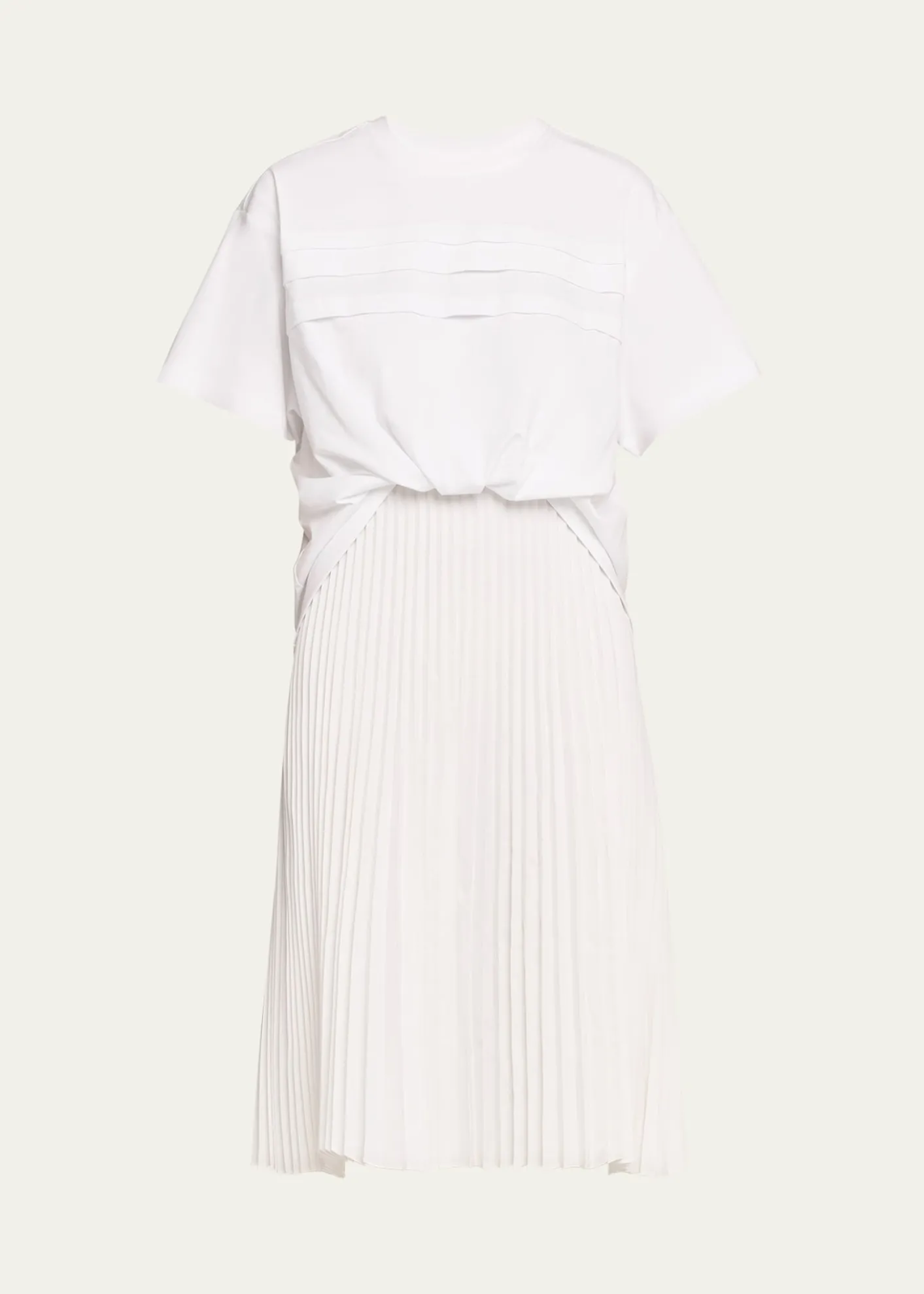 3.1 Phillip LimFrench-Tuck T-Shirt Combo Dress