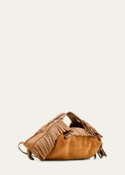 3.1 Phillip LimLuna Mini Fringe-Trim Suede Crossbody Bag