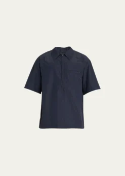 3.1 Phillip LimMen's Half-Zip Popover Shirt